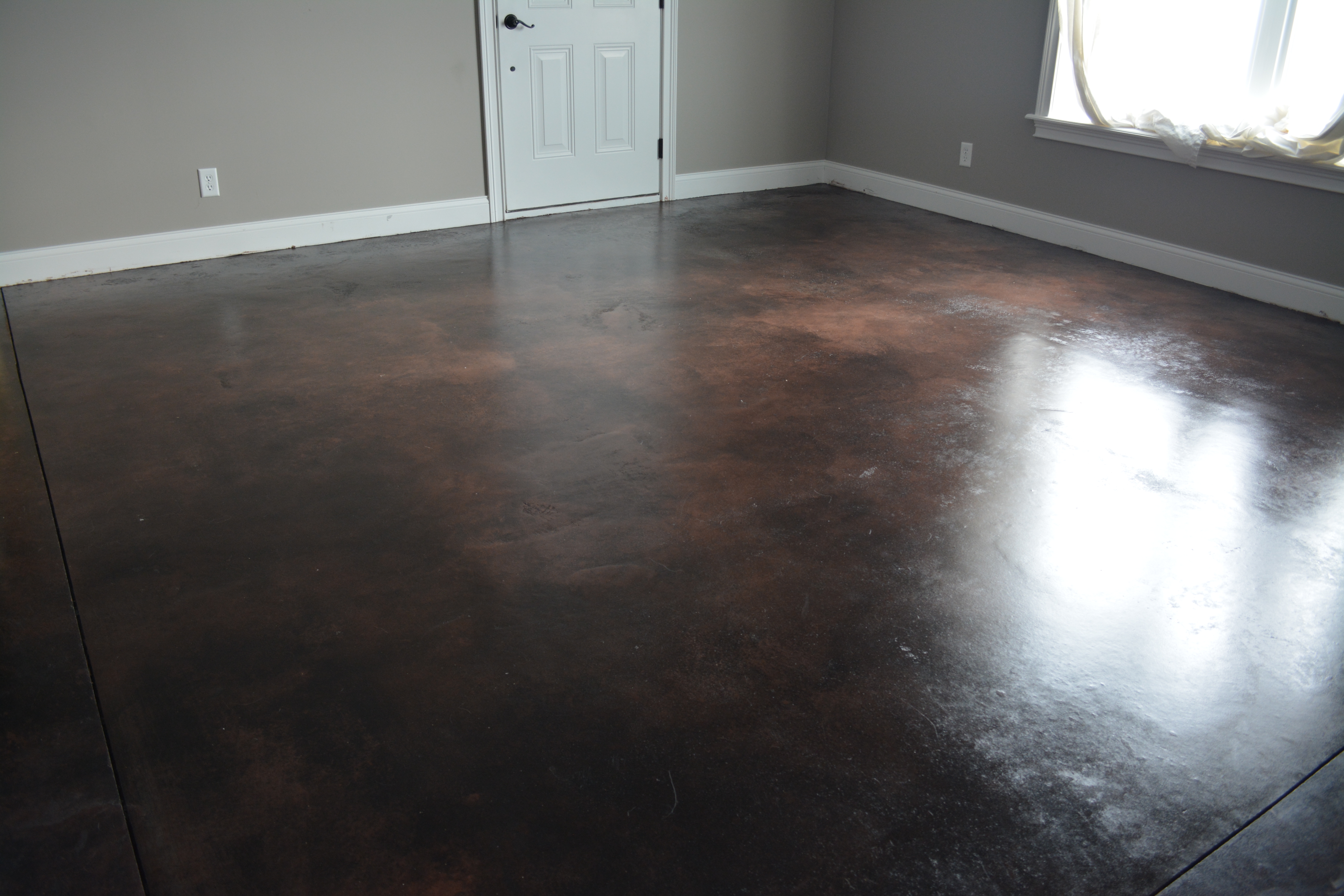 Stained Concrete Floors Tutorial Part 2 Applying Color And